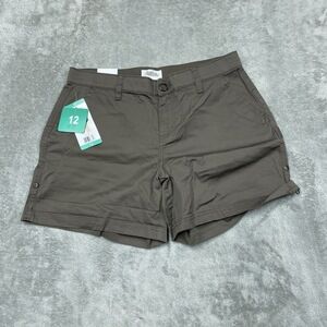 Boston Traders Women's Size 12 Casual Shorts Brown d1299